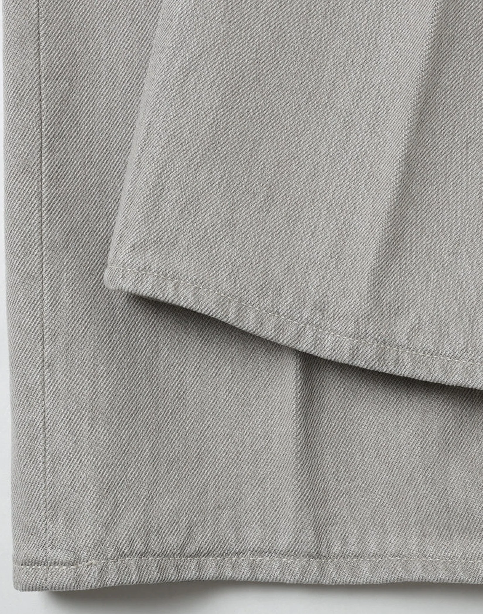 Auralee - ALPACA WOOL SILK TWEED SLACKS (GRAY BROWN HAIRLINE